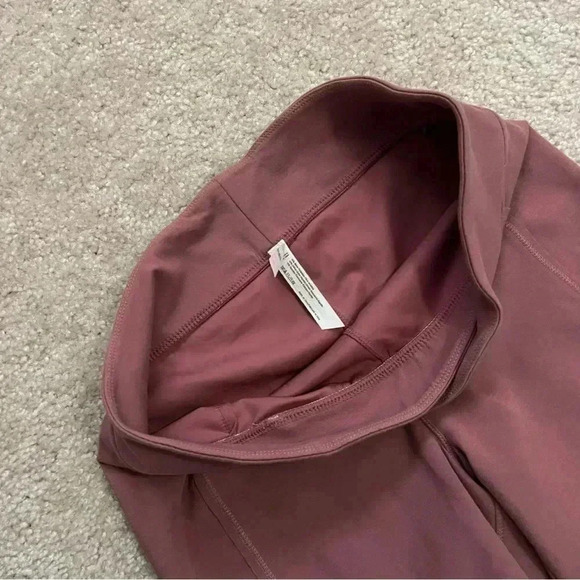 Free People Turnout Movement Leggings Ballet Core Tie Leg Criss Cross Mauve Med - Picture 5 of 15